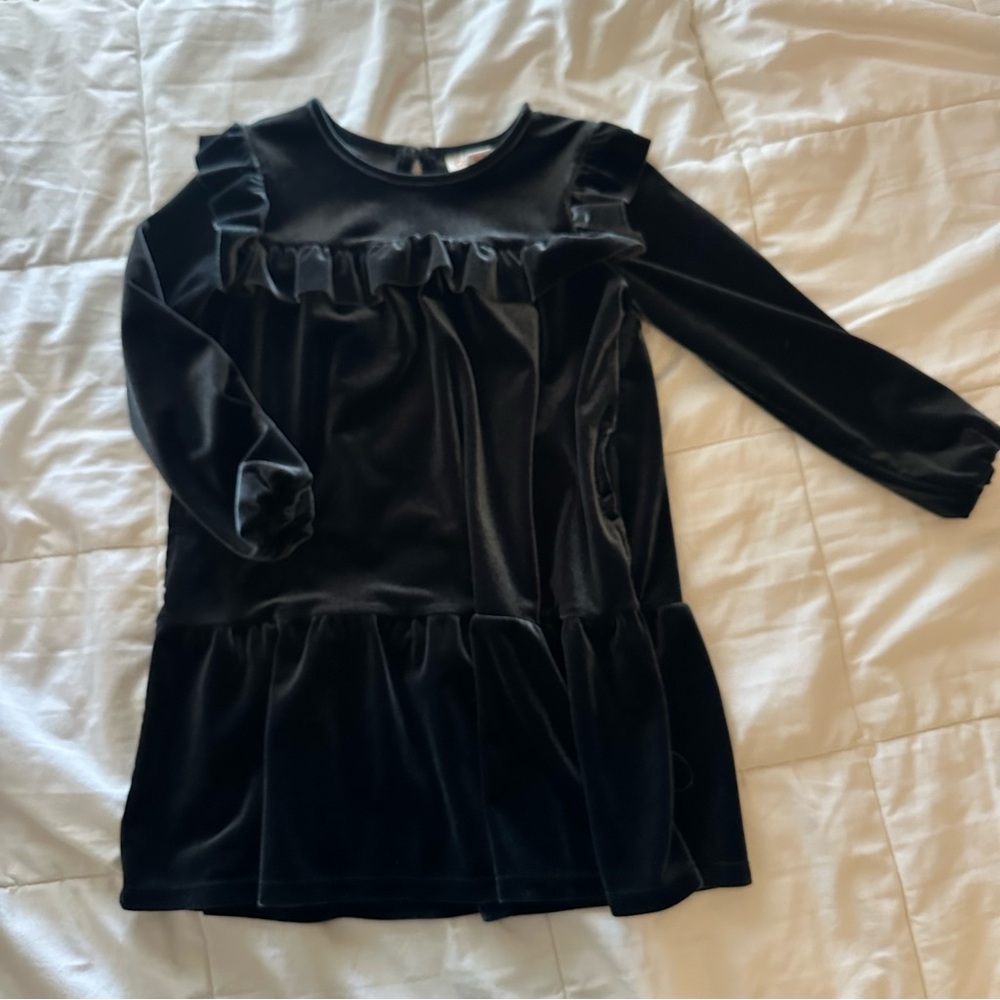 Cat & Jack Velvet Dress in Black